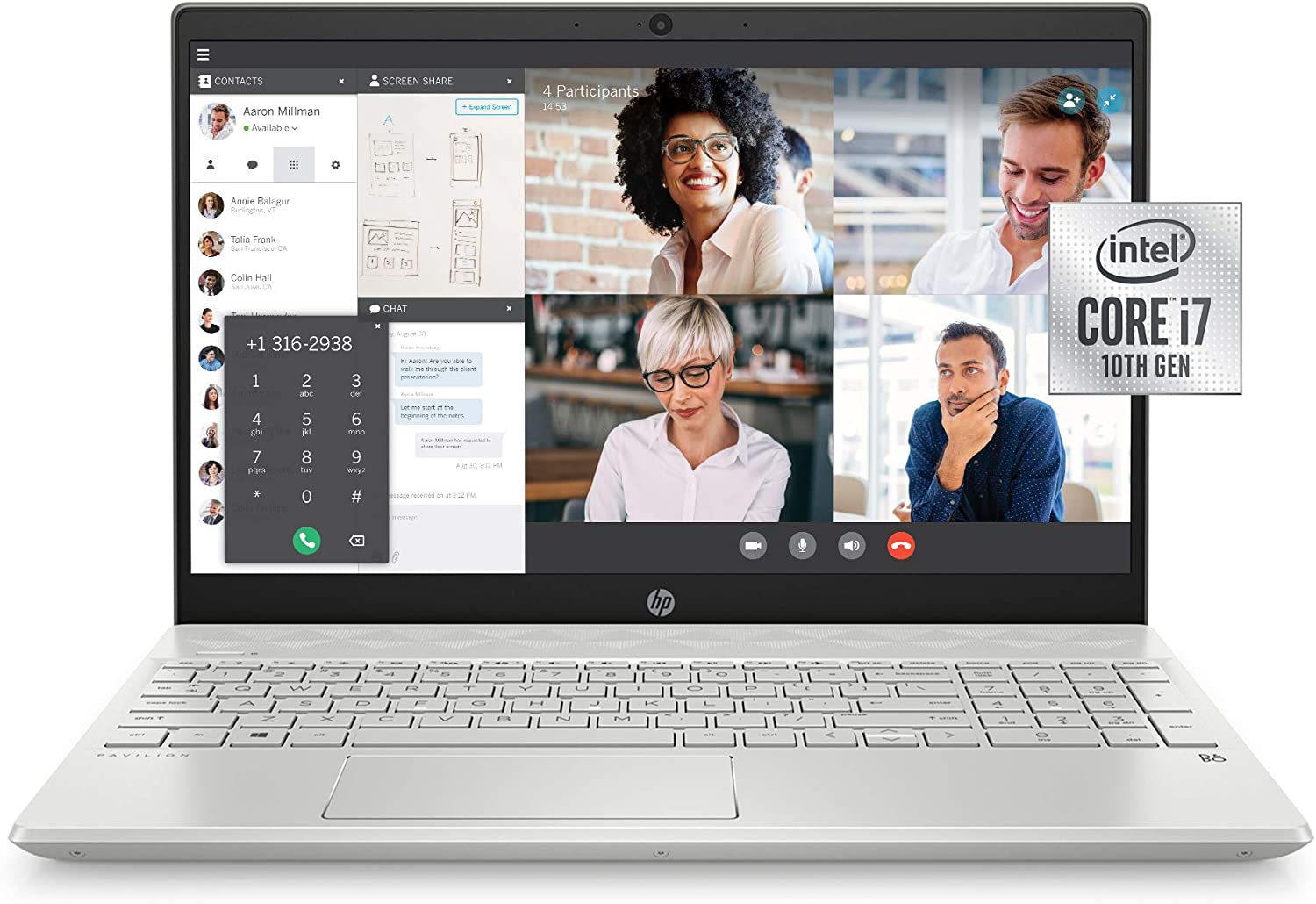 HP Pavilion 15-inch Laptop, Intel Core i7, 16 GB RAM, 512 GB SSD Storage, Intel Iris Plus Graphics, Windows 10 Pro, Amazon Alexa Voice Compatible (15-cs3019nr, Mineral Silver) HP Pavilion 15-inch Laptop, Intel Core i7, 16 GB RAM, 512 GB SSD Storage, Intel Iris Plus Graphics, Windows 10 Pro, Amazon Alexa Voice Compatible (15-cs3019nr, Mineral Silver)